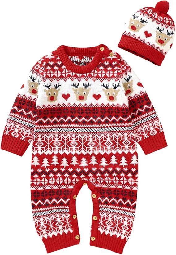 MInuvy Christmas Knit Sweater