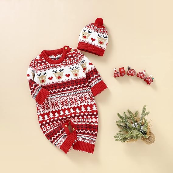 MInuvy Christmas Knit Sweater