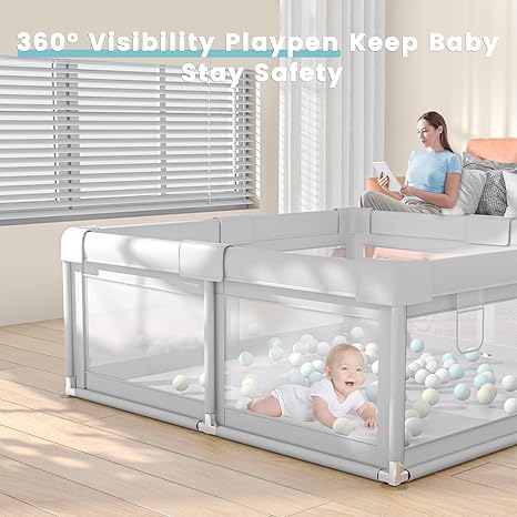 Minuvy Baby Playpen