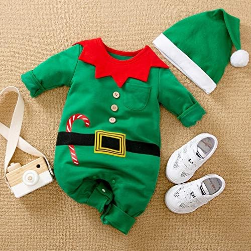MInuvy Christmas Elf Romper + Hat