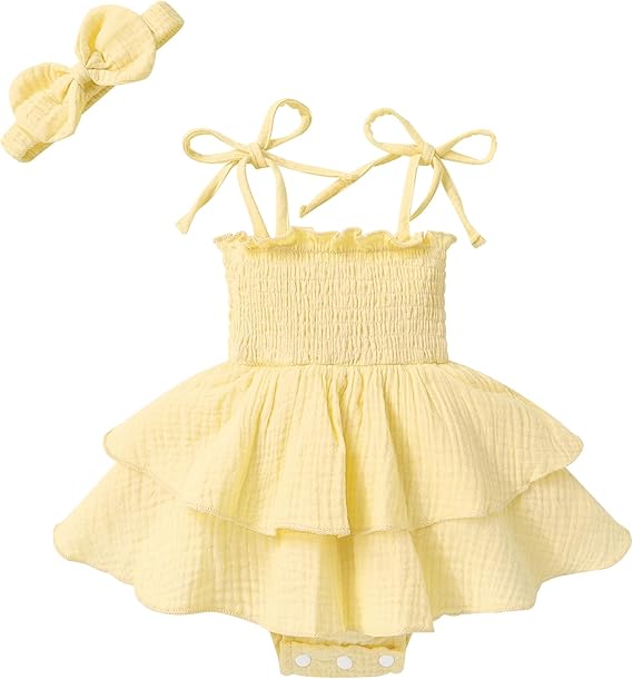 Minuvy Summer Romper Dress Sleeveless