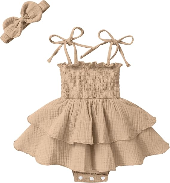 Minuvy Summer Romper Dress Sleeveless