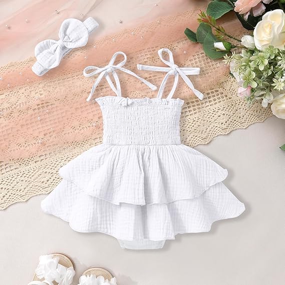 Minuvy Summer Romper Dress Sleeveless